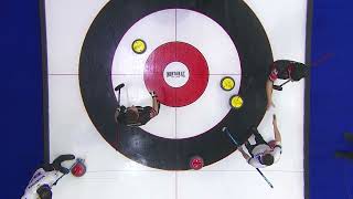 AGITopShots  2024 Montanas Brier  Ontarios Team Scott Howard makes an amazing double FTW [upl. by Eico]