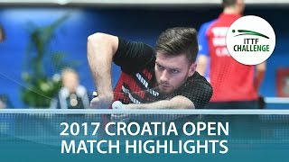 2017 Croatia Open Highlights Robert Floras vs Matteo Mutti Qual [upl. by Tiossem]