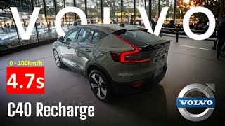 VOLVO C40 Recharge Electric Indepth Exterior amp Interior Walkaround [upl. by Fabrice499]