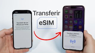 Como Transferir eSIM de um iPhone para Outro iPhone [upl. by Yahsram]