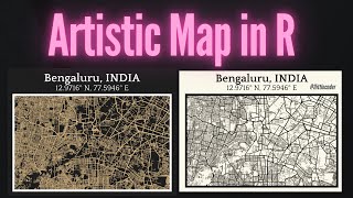 R Tutorial to build Beautiful Artistic Maps with OSM Data [upl. by Burty35]