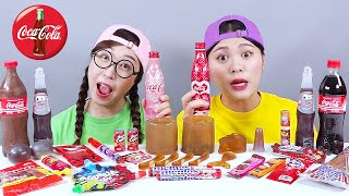 Garrafa de CocaCola Comestível Mukbang DONA [upl. by Llednek]