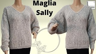 Maglia ai ferri quotSallyquot [upl. by Sarnoff]