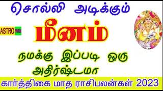 Meenam  Karthigai Matha Rasi Palan  மீனம்  கார்த்திகை மாத பலன்கள்  meenam [upl. by Dixon]