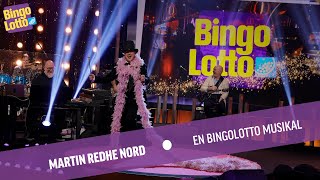 Martin Redhe Nord  En Bingolotto Musikal  Live i BingoLotto [upl. by Ynaitirb]