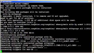 Raspberry Pi Enabling full read write support for NTFS [upl. by Lowrance]