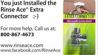 How To Install Shower Hose Connector by Rinse Ace [upl. by Verneuil446]