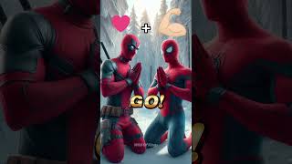 Deadpool vs Venoms and SpiderMan marvel spiderman deadpool animals [upl. by Idyh]