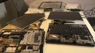 IBM Thinkpad R52  Teil 3  Der Ersatzteilspender ist eingetroffen und Bildschirme testen [upl. by Christianson]