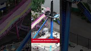 28 people rescued after getting stuck upside down on amusement park ride in Oregon [upl. by Ressan65]