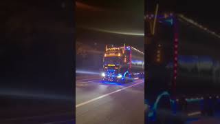 Mainfreight Scania Lightshow Part 2 [upl. by Atalya60]