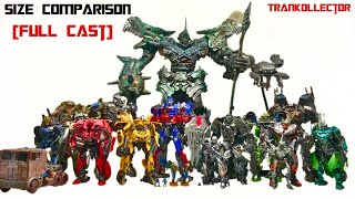 Transformers 4 AOE  Studio Series Size Comparison Full Transformers Cast [upl. by Roselane61]