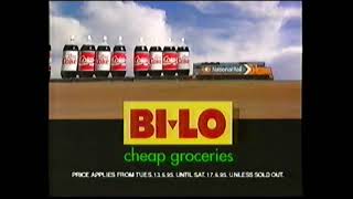 TVC  BILO Big Buy Warehouse Sale Train Variant 1995 [upl. by Barth]