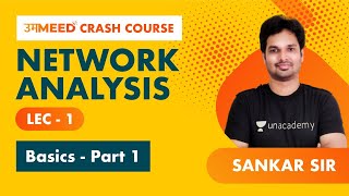 Basics  1  L1  Network Analysis  GATE 2021 Ummeed Crash Course [upl. by Yelsnik]