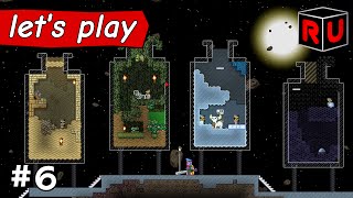 Biomes in a Bottle  Lets play Starbound Asteroid Base ep 6 [upl. by Eitsym]