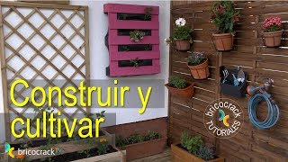 Cómo construir y cultivar un huerto urbano vertical con palets Bricocrack [upl. by Nerot]