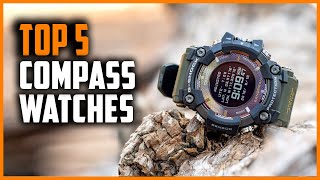 Best Compass Watch 2024  Top 5 Compass Watch Review [upl. by Hameerak]