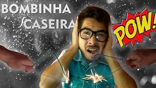 Como Fazer BOMBINHA CASEIRA DIVERTIDA 💥 com Palito de Fósforo e Raio de Bicicleta [upl. by Nolan894]