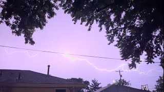 Supercells Over Minneapolis⚡️ Anvil Crawlers  Strong Thunderstorms  61224 Minnesota [upl. by Pradeep910]