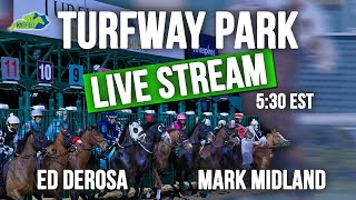 Turfway Park livestream Thursday night live racing  weekend stakes preview [upl. by Nidla]