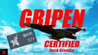 This AIRCRAFT is a Certified DECK Gremlin  JAS39C Gripen [upl. by Aneris714]