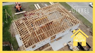 COMPLETE House Construction TIMELAPSE [upl. by Sirk232]