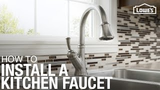 How to Replace a Kitchen Faucet [upl. by Ayatal]