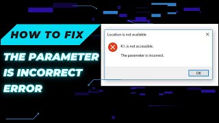 How to Fix The Parameter Is Incorrect Error On External Hard Drive  HowTo  Rescue Digital Media [upl. by Uthrop]