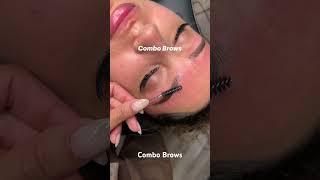 Combo brow reveal brows microblading nanobrows [upl. by Rawna]