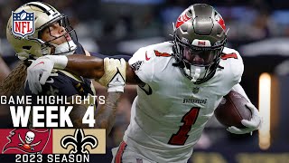 Tampa Bay Buccaneers vs New Orleans Saints  2023 Week 4 Game Highlights [upl. by Shiff279]