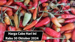 Harga Cabai Rawit Hari Ini Rabu 30 Oktober 2024 [upl. by Kristianson]