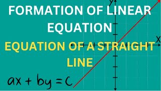 Equation of a straight line  Formation of straight lines  Class 11 12 ECAT  Lecture one  Hindi [upl. by Anissa]