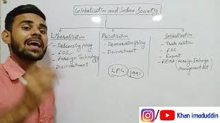 Globalization and Indian society  New Industrial Policy1991 LPG [upl. by Irrem]