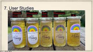 Our Honey Jar Label Story  Eric Enslen  CCBA Aug 10 2024 [upl. by Arekahs]