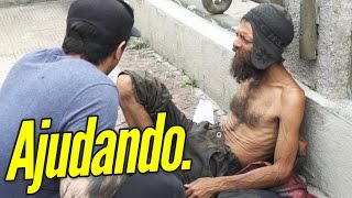 AJUDANDO MORADORES DE RUA ‹ ESPECIAL DE ANO NOVO › [upl. by Aracahs533]