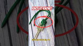 ⚠️ Knot to Know 🪢Button Knot Double Rope Tie diy knot rope knot2know camping [upl. by Spike]