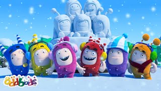 Christmas Is Snow Joke In Oddsville 🎅  Oddbods Cartoons  Funny Cartoons For Kids [upl. by Sikleb882]