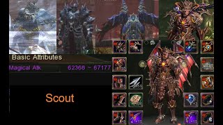 C9 VFUN SEA Scout solo hell 85 With Dmg in dungeon 67k [upl. by Ranson]