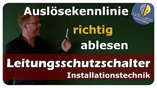 Auslösekennlinie richtig ablesen  Leitungsschutzschalter  einfach und anschaulich erklärt [upl. by Micro918]