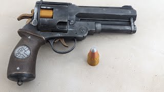 3D Printed Hellboys The Good Samaritan Revolver Prop Get Files On My CULTS3D [upl. by Weeks]