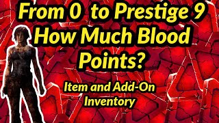 From 0 to Prestige 9  How much Blood Points Did I Spend Dead by Daylight [upl. by Einuj315]