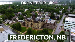 Majestic Views of Fredericton New Brunswick  Aerial 4K Drone Footage [upl. by Yarehs903]