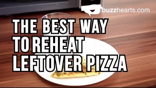 The best way to reheat leftover pizza  Lifehack [upl. by Nylla]