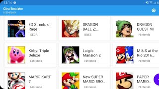 Citra 3DS emulator on android  051 build  kirby triple deluxe [upl. by Bettye245]