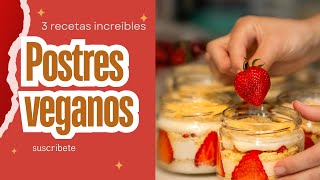 quot3 Postres Veganos Fáciles y Deliciosos que Puedes Hacer en Casa 🌱🍪quot [upl. by Krahmer]