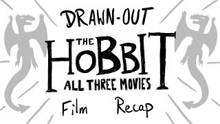 The Hobbit DrawnOut Film Recap all three films [upl. by Reyem]