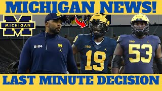 SHOCKED EVERYONE WITH THIS DECISION MICHIGAN WOLVERINES NEWS [upl. by Arit]