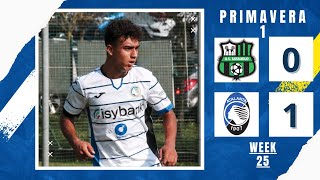 SASSUOLO U19 01 ATALANTA U19  Campionato Primavera 1 20232024 Week 25  Highlights  09032024 [upl. by Yvonner]