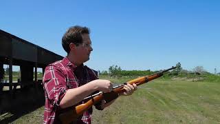 Shooting the Italian M38 Carcano Rifle 735x51 [upl. by Nosydam94]