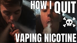 How I Quit Vaping NICOTINE [upl. by Nathan742]